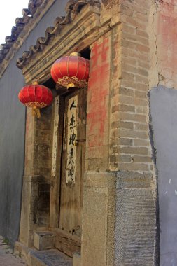 BEIJING - 5 Ekim: CuanDiXia köyündeki aile oteli peyzaj mimarisi, 5 Ekim 2014, Pekin, Chin