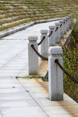 Rock rail, fotoğrafa yakın çekim.