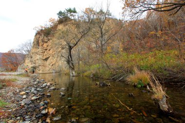 GuanMenShan manzaralı doğal manzara, Benxi Şehri, Liaoning Eyaleti, Çin
