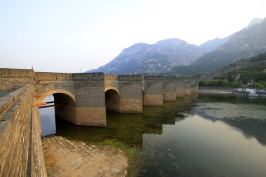 Antik Çin Seddi manzarası 
