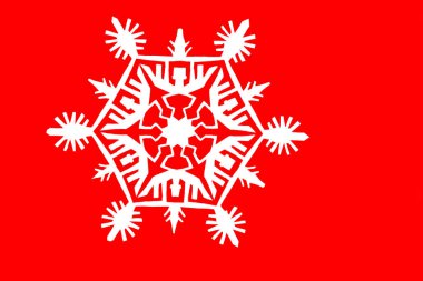 traditional Chinese paper-cut works, closeup of photo