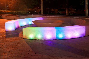 Işıklandırma lambaları, fotoğrafa yakın çekim.