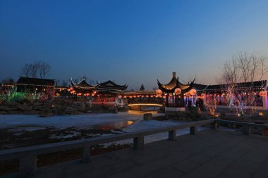 Çin Klasik Mimari Sahnesi