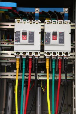 Güç ekipmanları dağıtım kutusu, fotoğrafa yakın çekim