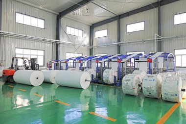 Plastik dokuma atölyesi dairesel örgü üretim hattı, Çin