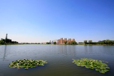 LUANNAN COUNTY - 15 Eylül 2014 'te Luannan ilçe binası manzarası, Luannan County, Hebei Eyaleti, Çin