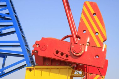 Işın pompalama ünitesinin denge parçaları, fotoğrafa yakın çekim