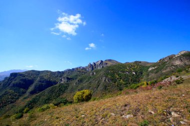 Dağ doğal manzarası, fotoğrafa yakın çekim