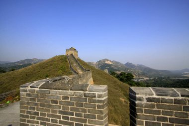 Çin Seddi 'ndeki gözetleme kuleleri.