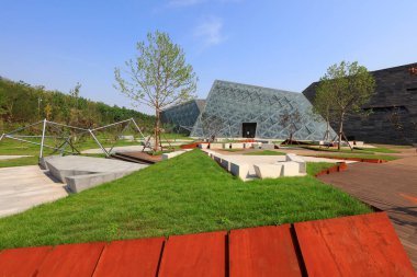 şehir manzarası parktadır, Çin