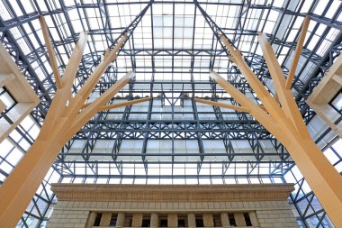 Salon iskeleti, fotoğrafın kapatılması.