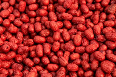 Çin kırmızı jube, fotoğrafa yakın çekim