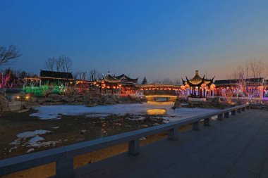 Çin Klasik Mimari Sahnesi