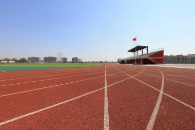 Okul plastiği, fotoğrafa yakın çekim.