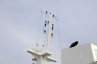 Gemi sinyal cihazları, fotoğrafa yakın çekim.