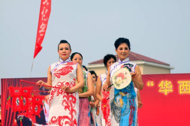 LUANNAN COUNTY - 10 AĞUSTOS: 10 Ağustos 2014, Luannan County, Hebei Eyaleti, Çin