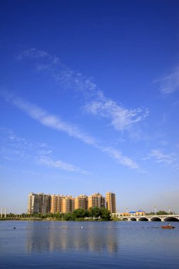 LUANNAN COUNTY - 15 Eylül 2014 'te Luannan ilçe binası manzarası, Luannan County, Hebei Eyaleti, Çin