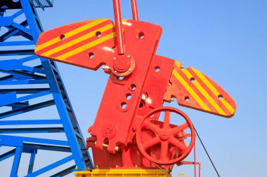 Işın pompalama ünitesinin denge parçaları, fotoğrafa yakın çekim