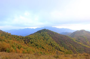 Dağ doğal manzarası, fotoğrafa yakın çekim