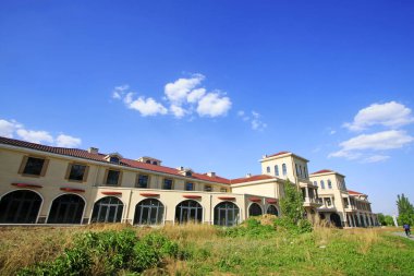 Luannan County - 19 Mayıs 2015 'te şehrin güzel manzarası, Luannan County, Hebei, Çin