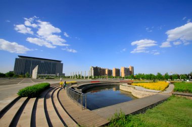 Luannan County - 19 Mayıs 2015 'te şehrin güzel manzarası, Luannan County, Hebei, Çin