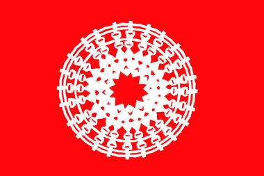 traditional Chinese paper-cut works, closeup of photo