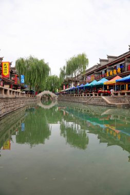 Luanzhou Çin 'deki antik şehir manzarası