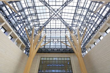 Salon iskeleti, fotoğrafın kapatılması.