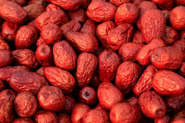 Çin kırmızı jube, fotoğrafa yakın çekim