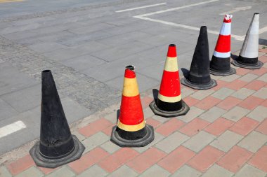 Trafik Engeli için Konik Fıçı