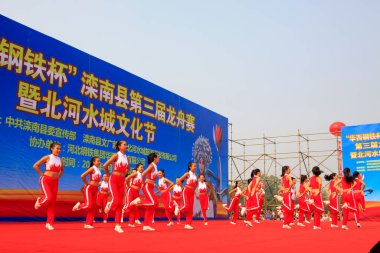 LUANNAN COUNTY - 8 Ağustos 2014, Luannan County, Hebei Eyaleti, Çin