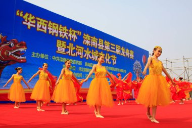 LUANNAN COUNTY - 8 AĞUSTOS: 8 Ağustos 2014, Luannan County, Hebei Eyaleti, Çin