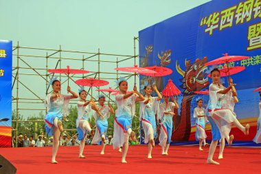 LUANNAN COUNTY - 9 Ağustos 2014, Luannan County, Hebei Eyaleti, Çin