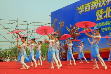 LUANNAN COUNTY - 9 Ağustos 2014, Luannan County, Hebei Eyaleti, Çin