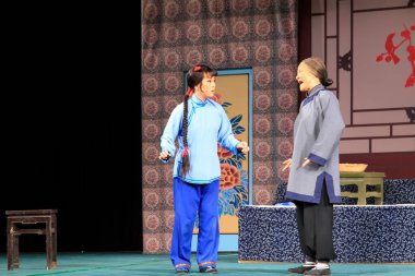 Luannan County - 14 Haziran - Çin PingJu sahne performansı, 14 Haziran 2015, Luannan County, Hebei Eyaleti, Çin