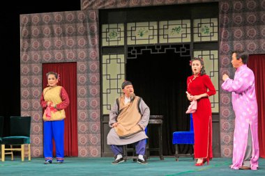 Luannan County - 14 Haziran - Çin PingJu sahne performansı, 14 Haziran 2015, Luannan County, Hebei Eyaleti, Çin