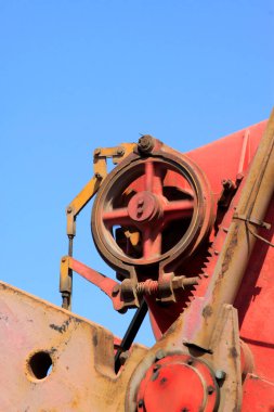 Işın pompalama ünitesi dönen tekerlekler, fotoğrafa yakın çekim