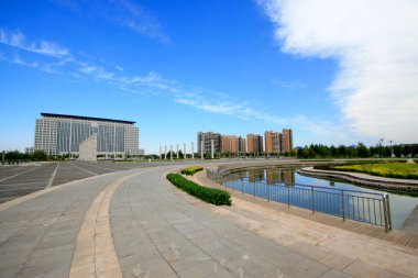 LUANNAN COUNTY - 15 Eylül 2014 'te Luannan şehir manzarası, Luannan County, Hebei Eyaleti, Çin