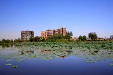 LUANNAN COUNTY - 15 Eylül 2014 'te Luannan ilçe binası manzarası, Luannan County, Hebei Eyaleti, Çin