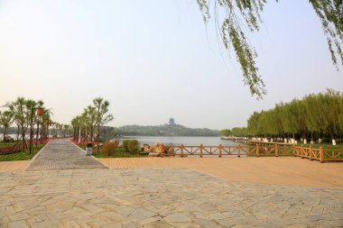 Güney Gölü manzarası, Tangshan, Çin