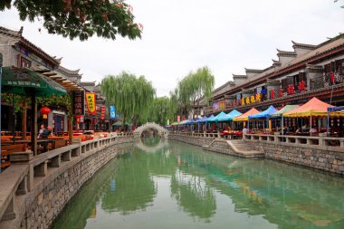 Luanzhou Çin 'deki antik şehir manzarası