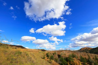 İç Moğolistan 'daki Ulan ovasının manzarası, Chin.