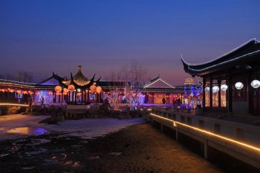 Çin Klasik Mimari Sahnesi