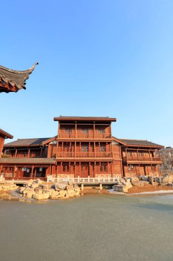 Chongqing Parktaki Mimari Sahne