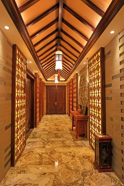 Geleneksel Çin tarzı koridor