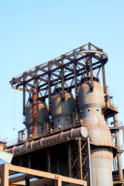 TANGSHAN - 20 Haziran: Çelik fabrikasında mekanik ekipman, 20 Haziran 2014, Tangshan, Hebei Eyaleti, Chin