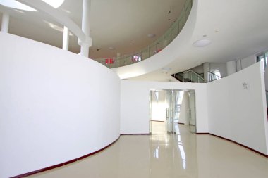 LUANNAN COUNTY - 18 Eylül 2014: Sanat galerisinin iç yapısı, Luannan County, Hebei Eyaleti, Çin