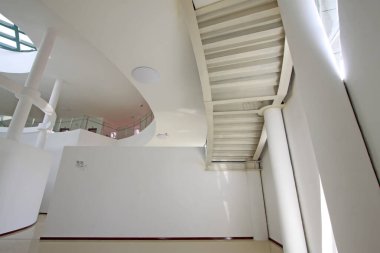 LUANNAN COUNTY - 18 Eylül 2014: Sanat galerisinin iç yapısı, Luannan County, Hebei Eyaleti, Çin