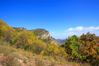 Dağ doğal manzarası, fotoğrafa yakın çekim