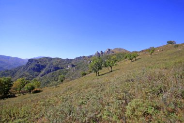 Dağ doğal manzarası, fotoğrafa yakın çekim